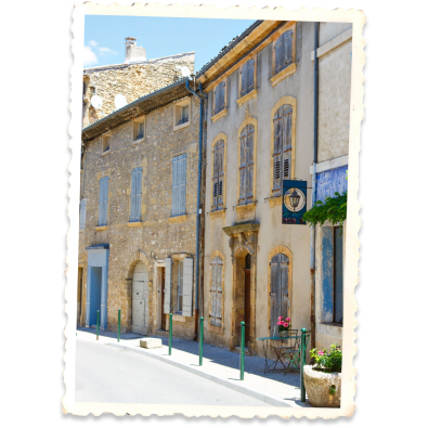 Vieille photo d'une maison